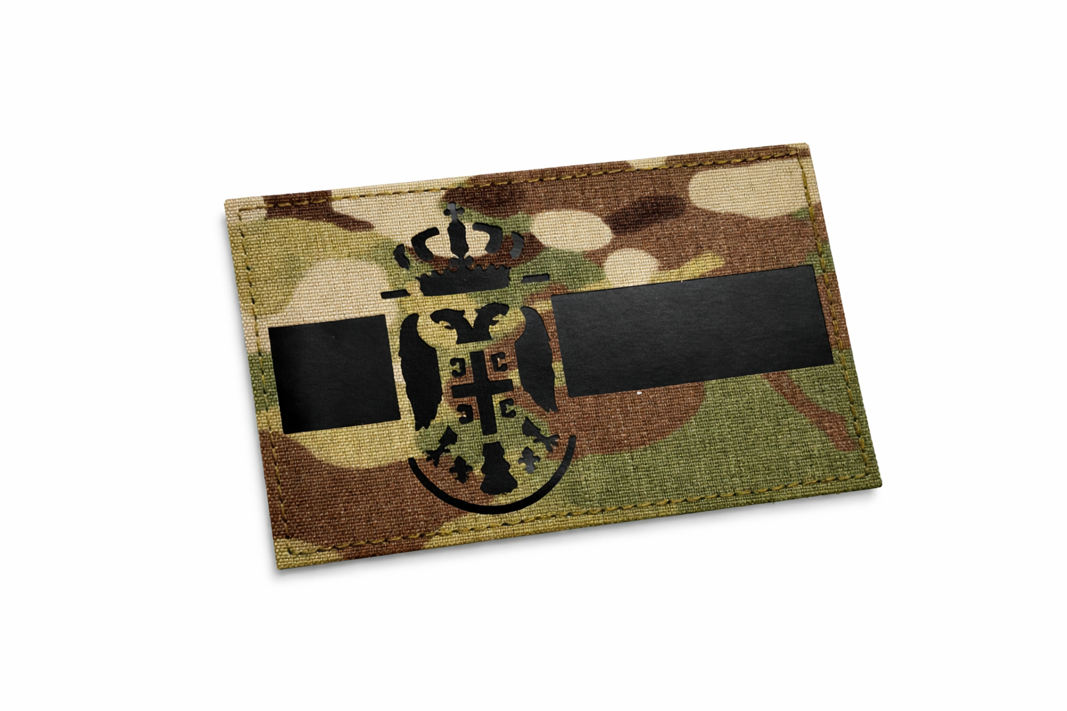 AMBLEM ZASTAVA SRBIJE IR/CORDURA 12.7x7.6