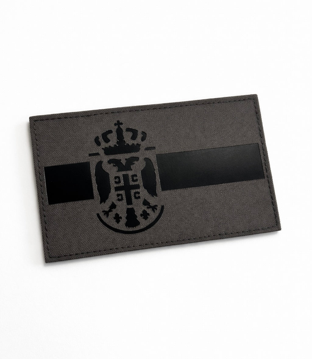 AMBLEM ZASTAVA SRBIJE IR/CORDURA 12.7x7.6